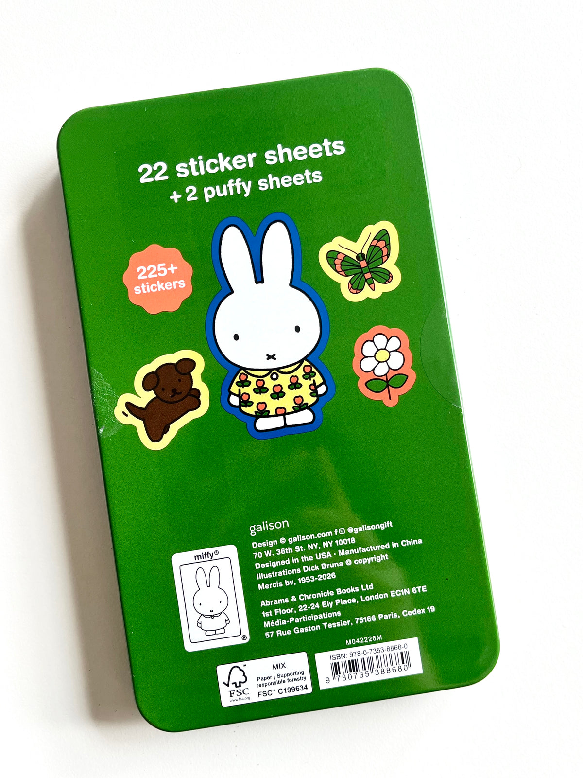 COFFRET D'AUTOCOLLANTS MIFFY