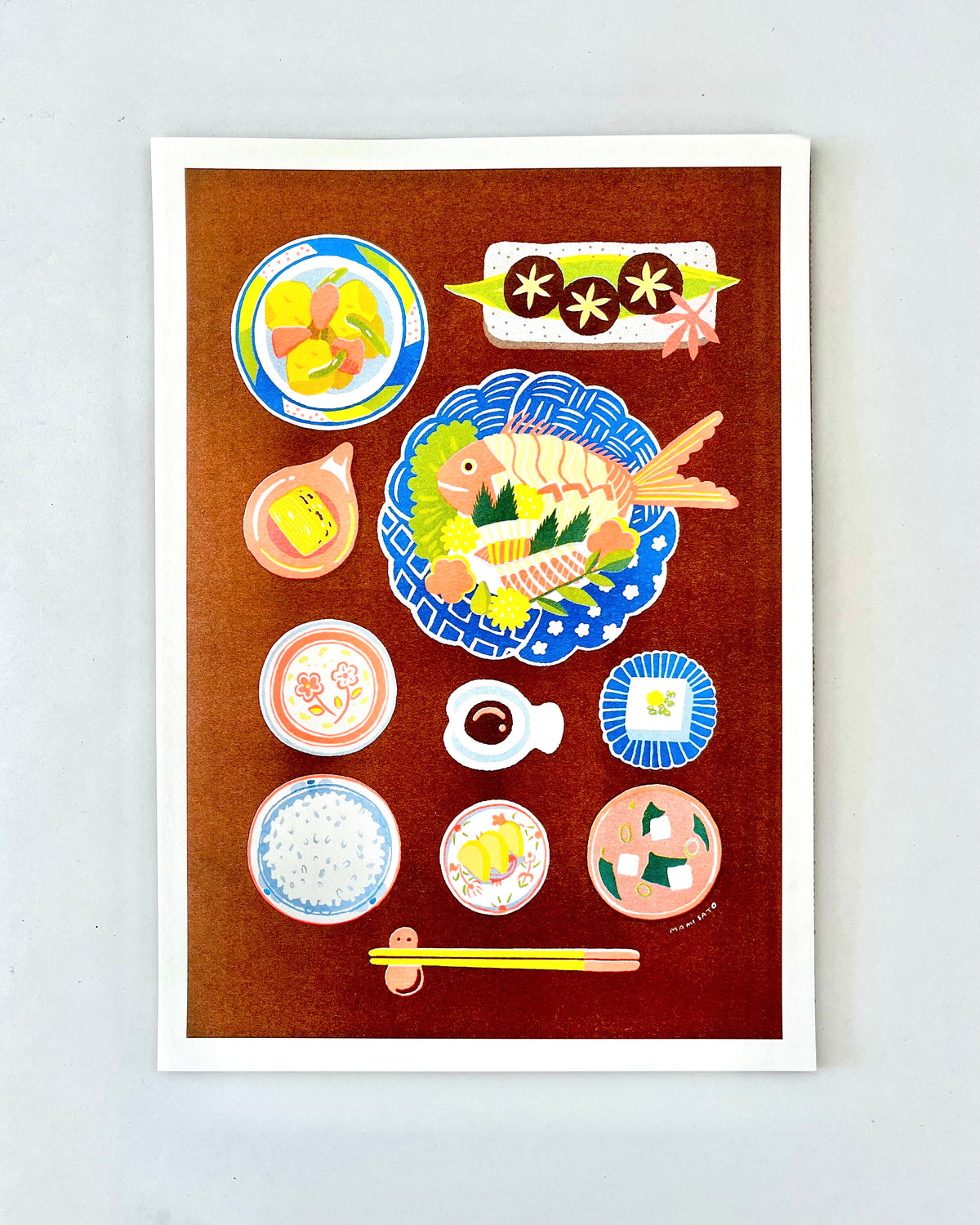 AFFICHE MAMI SATO - GOCHISOU