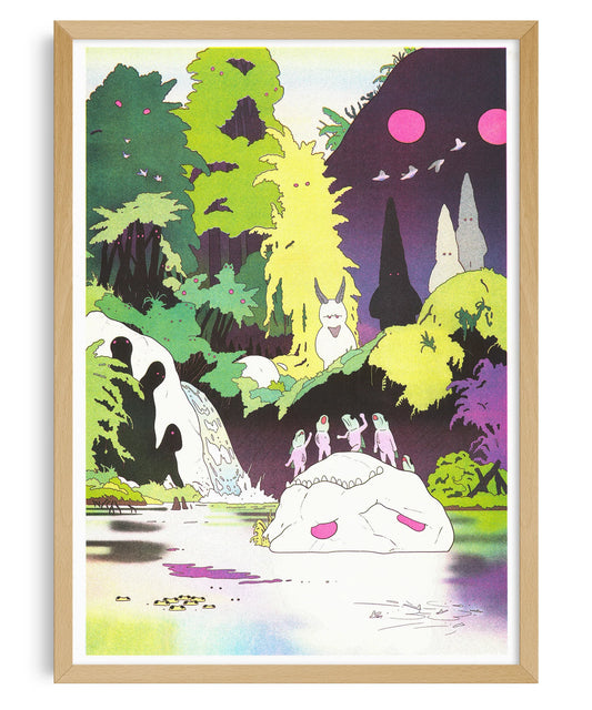 AFFICHE. KIBLIND X JÉRÉMIE MOREAU - IF THE SPIRITS OF NATURE WOKE UP?