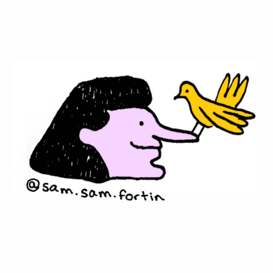 LONG NOSE STICKER
