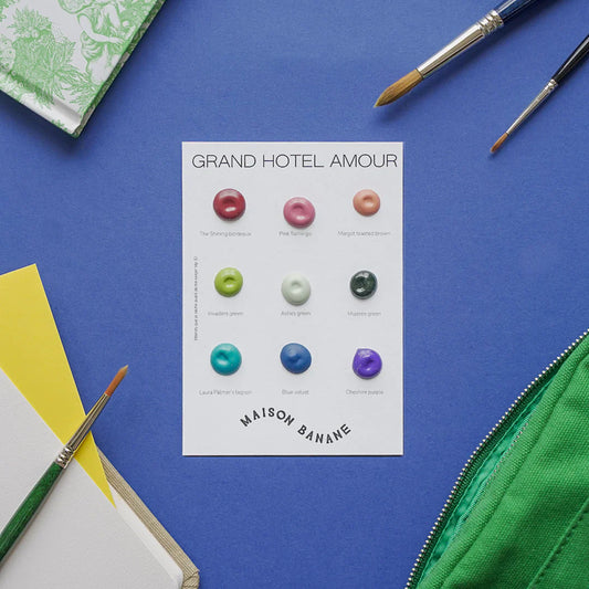 DOT CARD AQUARELLES GRAND HOTEL AMOUR