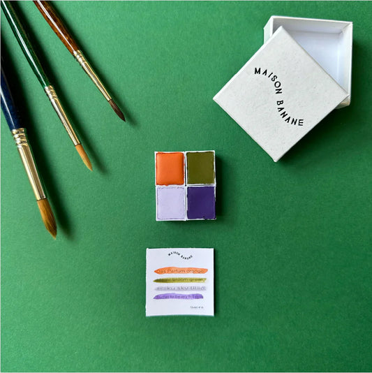 MINI PALETTE AQUARELLES QUAD #14