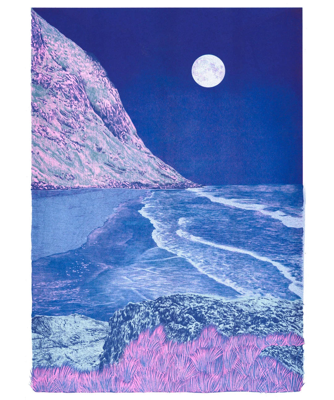 AFFICHE KIBLIND X MANON DIEMER - BLUE EUPHORIA