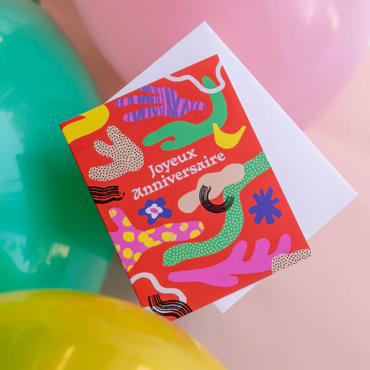 Carte Joyeux anniversaire Paperole