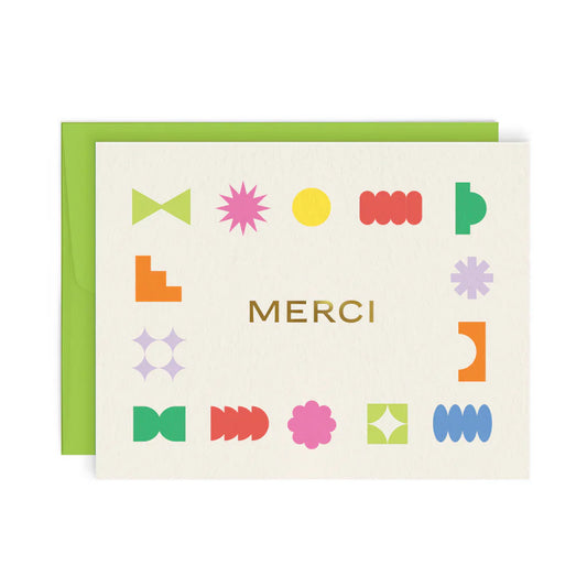 Carte merci géométrique Paperole