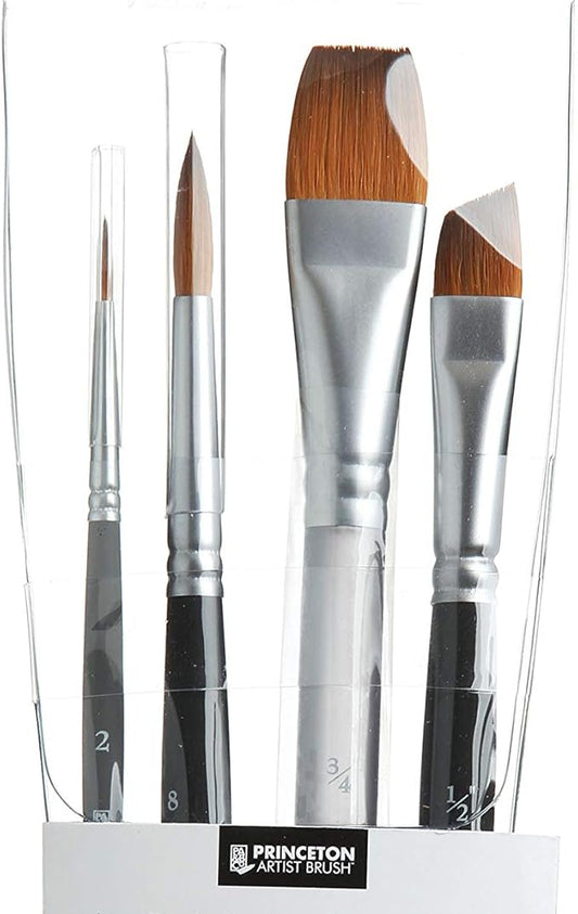 ENSEMBLE DE 4 PINCEAUX RONDS AQUA ELITE 4850
