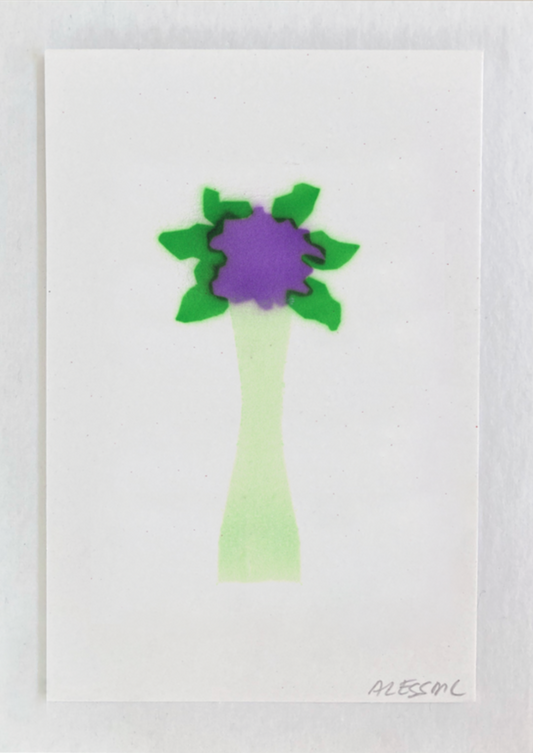 AFFICHE VIOLETTE