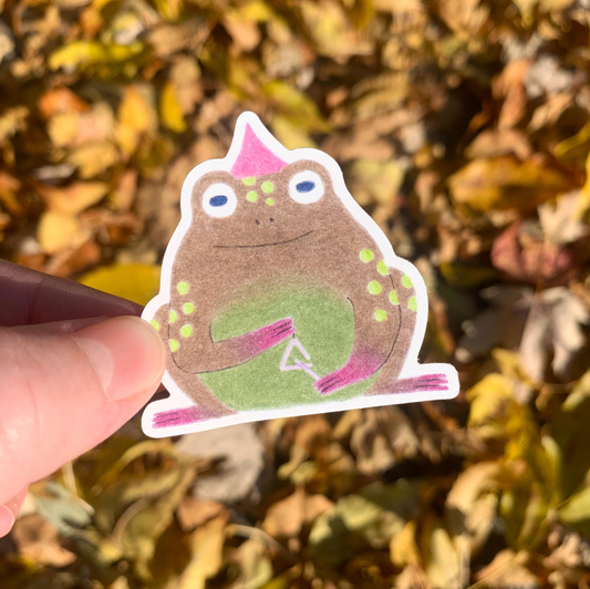 FLAG STICKER WITH TRIANGLE