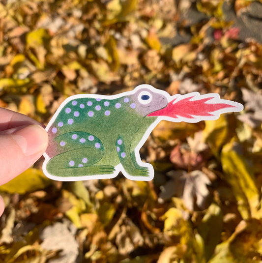 DRAGON FLAG STICKER