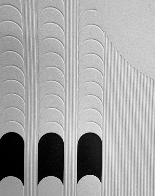 Cartes de souhaits en letterpress