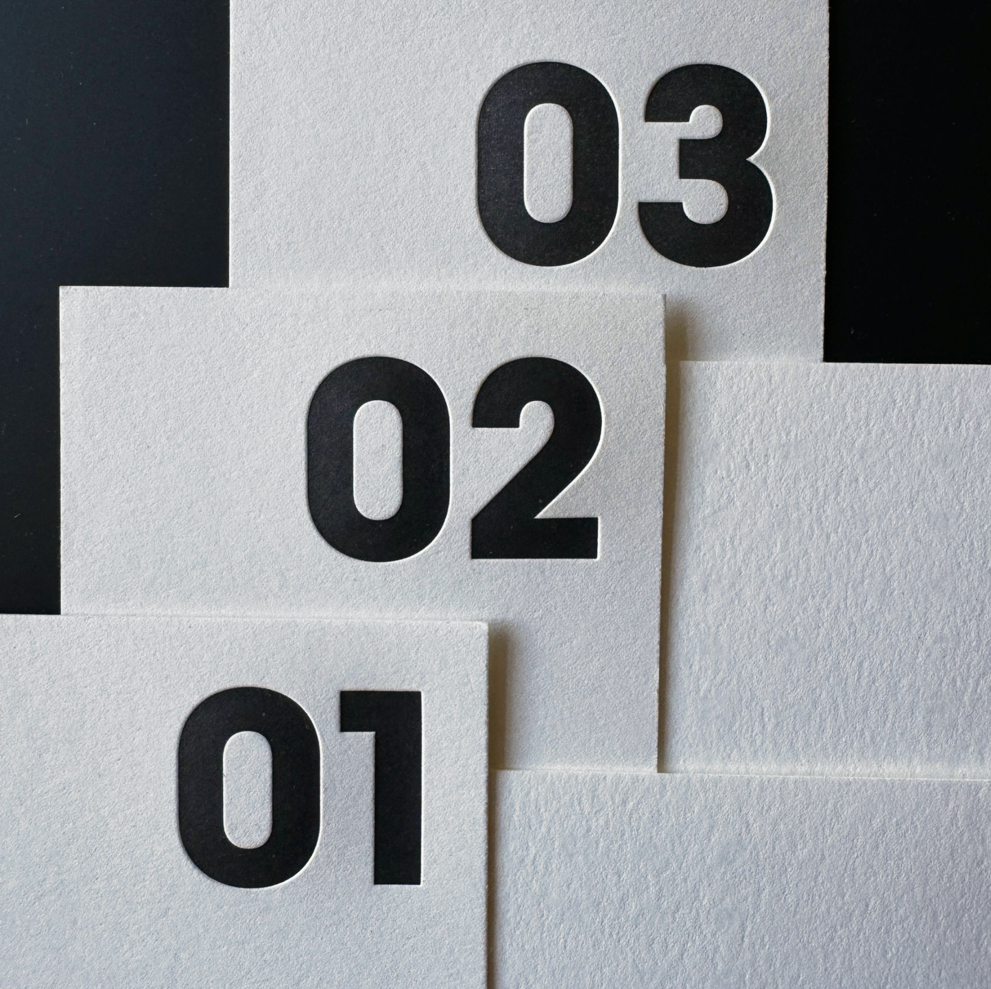 Cartes postales en letterpress