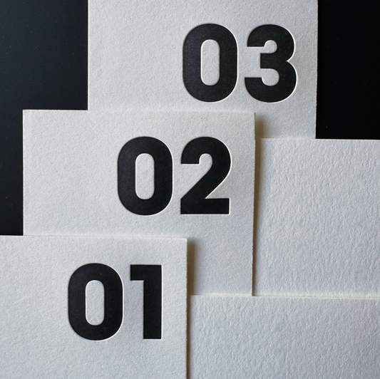 Cartes postales en letterpress