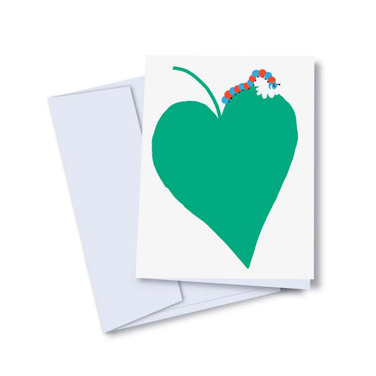 Carte Chenille qui grignote Toutou