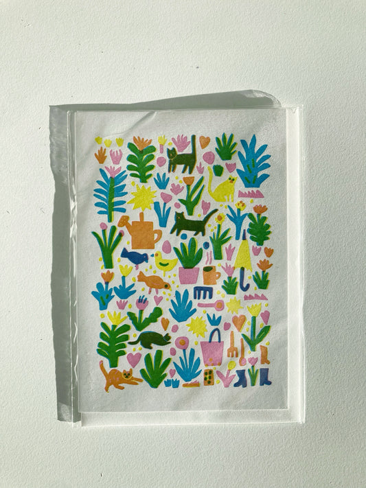 CARTE FLEURS ET JARDIN