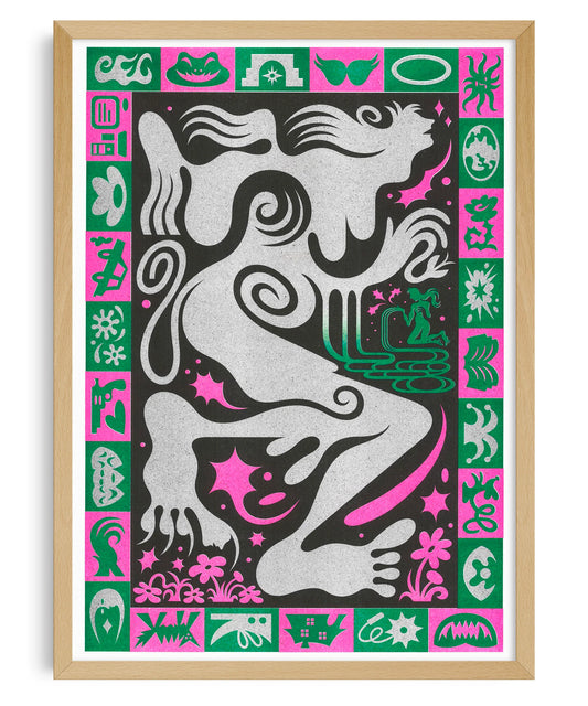 POSTER KIBLIND X BENEDIKT LUFT - IF YOU COULD HAVE ANYTHING, WOULD YOU TAKE EVERYTHING?