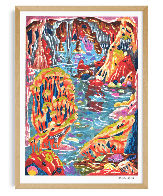 AFFICHE KIBLIND X CAMILLE GOBOURG - IF YOU'RE LOST, TAKE THE TIME TO LOOK AROUND